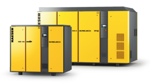 수냉식 오일 프리 로터리 스크류 콤푸레셔.