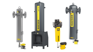 필터와 활성 탄소 흡착기