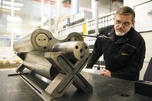 게라(Gera)에서 Omega 로터 측정 중