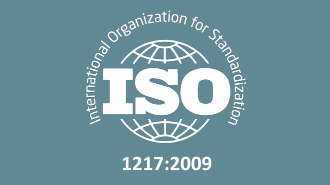 ISO 1217에 의거한 보장된 성능 데이터.
