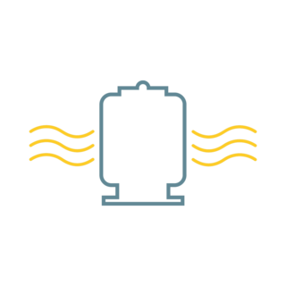 주변 공기로 냉각