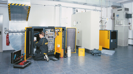 유지보수 - KAESER와 함께 안전하게 시행