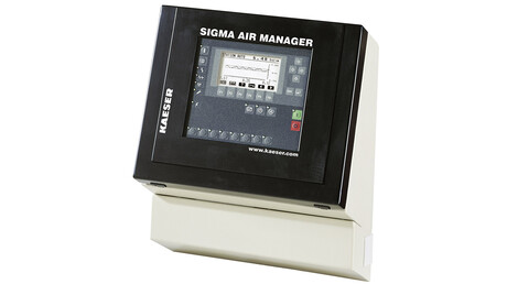 Kaeser Kompressoren의 SIGMA AIR MANAGER 마스터 기계 컨트롤러.